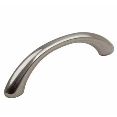 2-3/4 in. Center-to-Center Satin Nickel Loop Cabinet Pulls (10-Pack)