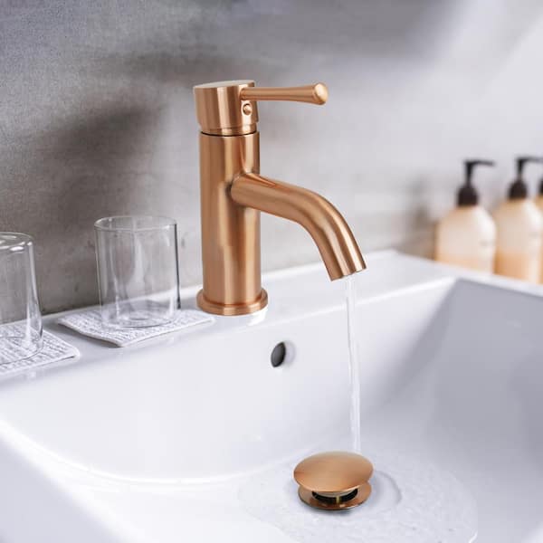 Pop-up Bathroom Sink Drain Without Overflow