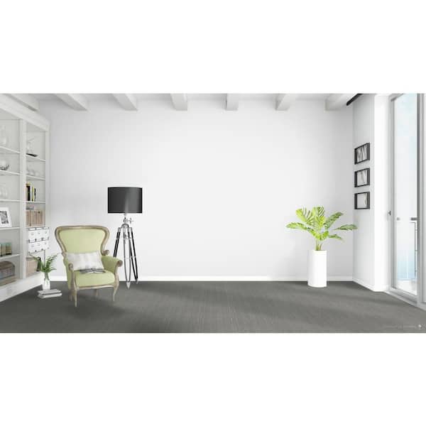 Belle Cove - Canal - Gray 45 oz. SD Polyester Pattern Carpet - Installation Required