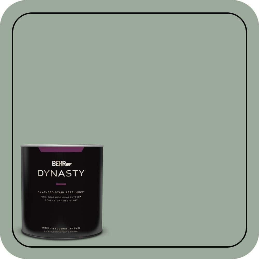 1 qt. #450F-4 Scotland Road Eggshell Enamel Interior Stain-Blocking Paint and Primer price history on PriceWatchPro