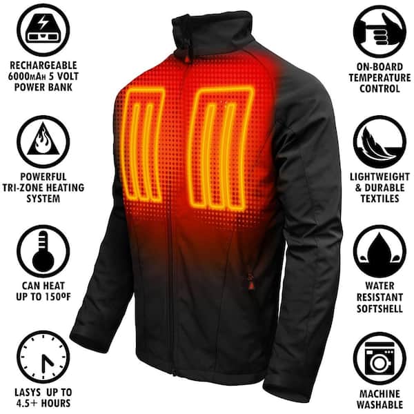 electric jacket home depot