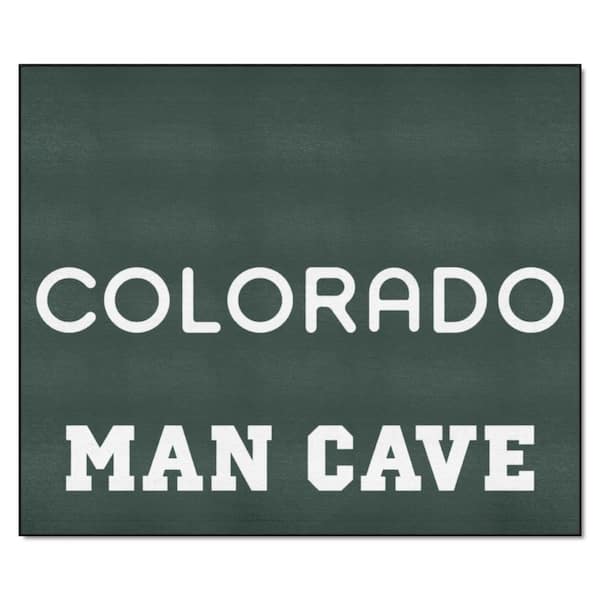 FANMATS Colorado Rockies Man Cave Tailgater Rug - 5ft. x 6ft.