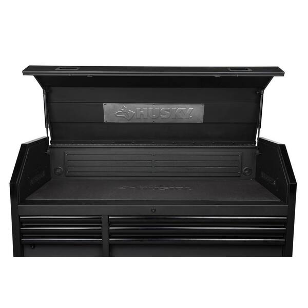 Husky 52 in. W 20 in. D 15-Drawer Tool Chest and Cabinet, Textured