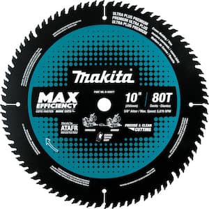 10 in. 80T Carbide-Tipped Max Efficiency Miter Saw Blade