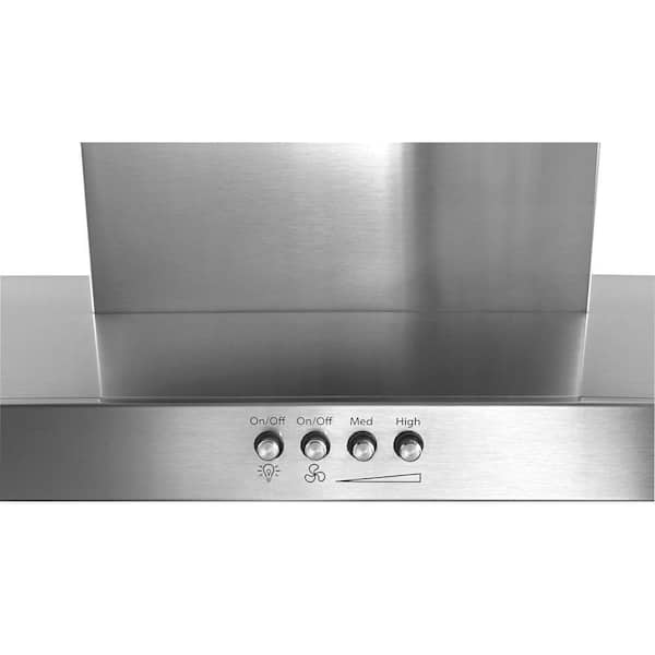 WVW53UC0HV by Whirlpool - 30 Contemporary Black Stainless Wall Mount Range  Hood