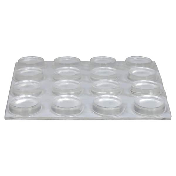 Scotch 1/2 in. Clear Round Self-Stick Rubber Bumpers (40-Pack) SP951-NA -  The Home Depot