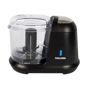 1. 5-Cup Single Speed Black Cordless Electric Food Processor