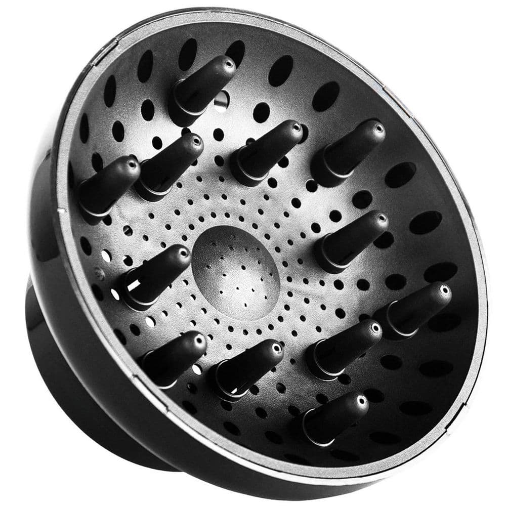 Universal Hair Diffuser Adaptable for 1.7 in. to 2.6 in. Dia. Blow Dryers for Natural Curly and Wavy Hair, Shiny Black price history on PriceWatchPro