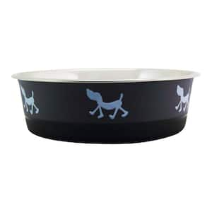 stainless steel dog bowl rubber bottom