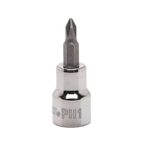 Husky #2 POZI 3/8 in. Drive Bit Socket H3DPZBS2 - The Home Depot