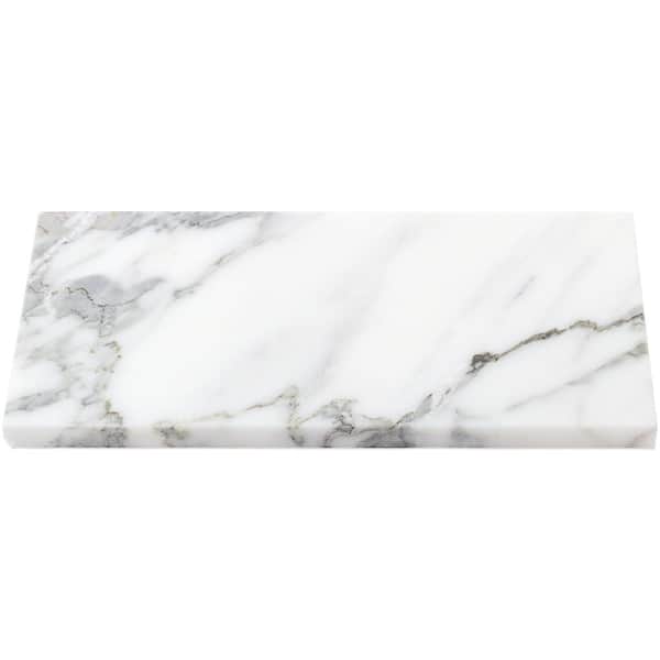 Ivy Hill Tile Calacatta 4 in. x 8 in. x 9mm Polished Marble Subway Tile (25 pieces / 5.55 sq. ft. / box) Ivy Hill Tile Calacatta 4 in. x 8 in. x 9mm Polished Marble Subway Tile (25 pieces / 5.55 sq. ft. / box)