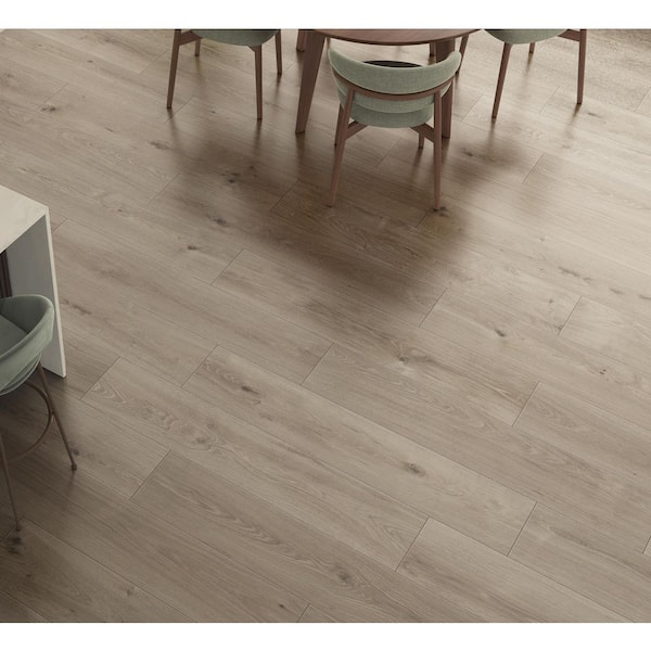 Emerald Lake Oak 9.44 in W x 47.64 in L Waterproof Hybrid Resilient Flooring(25.01 sq. ft/case)