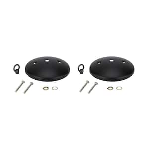 5 in. Oil Rubbed Bronze Modern Canopy Kit (2-Pack)