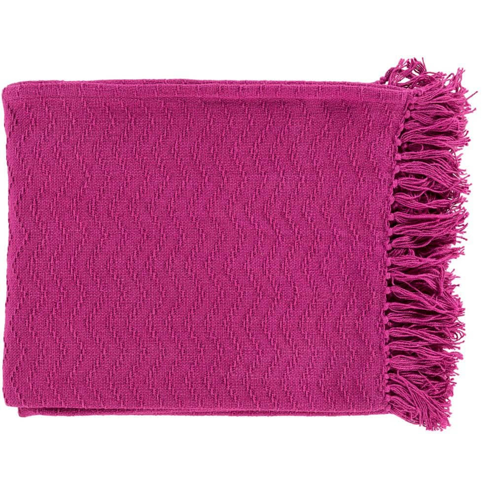 Artistic Weavers Stanley Magenta Throw Blanket S00151045361 The Home Depot