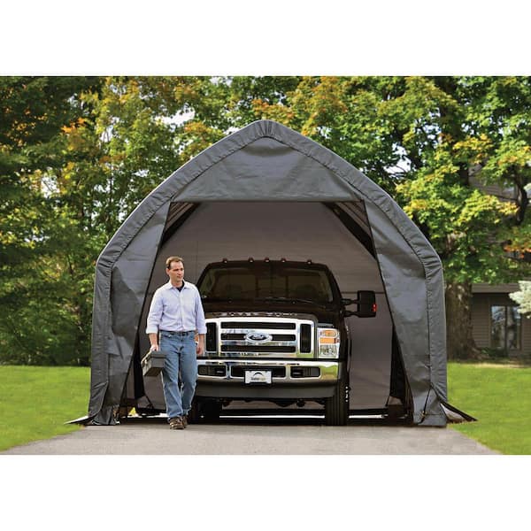 13 ft. W x 20 ft. D x 12 ft. H Alpine-Style Garage-in-a-Box with Advanced-Engineered Fabric and Easy-Slide Rail System