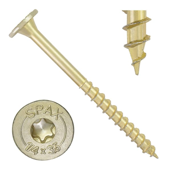 Reviews for SPAX 1/4 in. x 3-1/2 in. Powerlags XF Interior T40 T