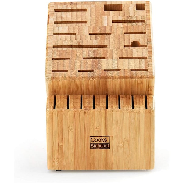 Cooks Standard 25-Knife Universal Bamboo Knife Block 02665 - The