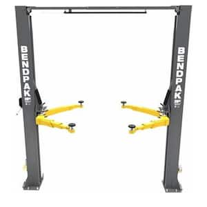 10AP-168 2-Post Vehicle Lift 10000 lbs. Capacity - Clearfloor Design with Adjustable Width with 220V Power Unit Included