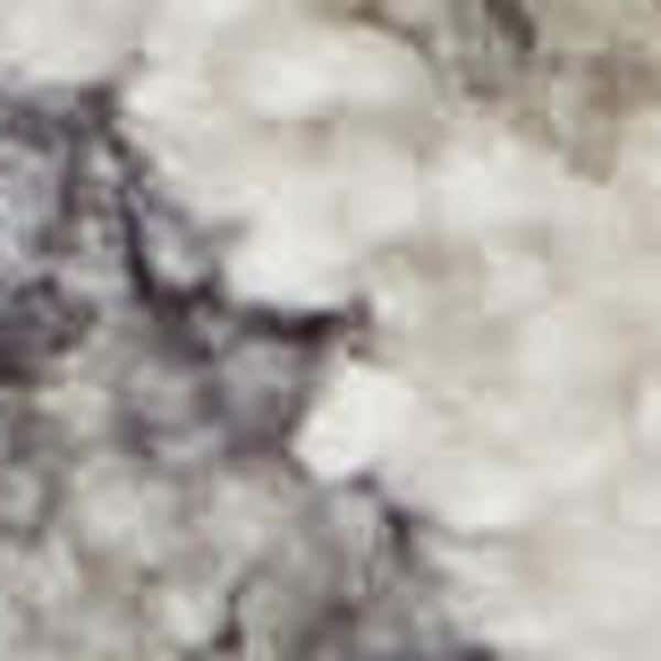 8' X 10' Teal and Ivory Floral Power Loom Area Rug