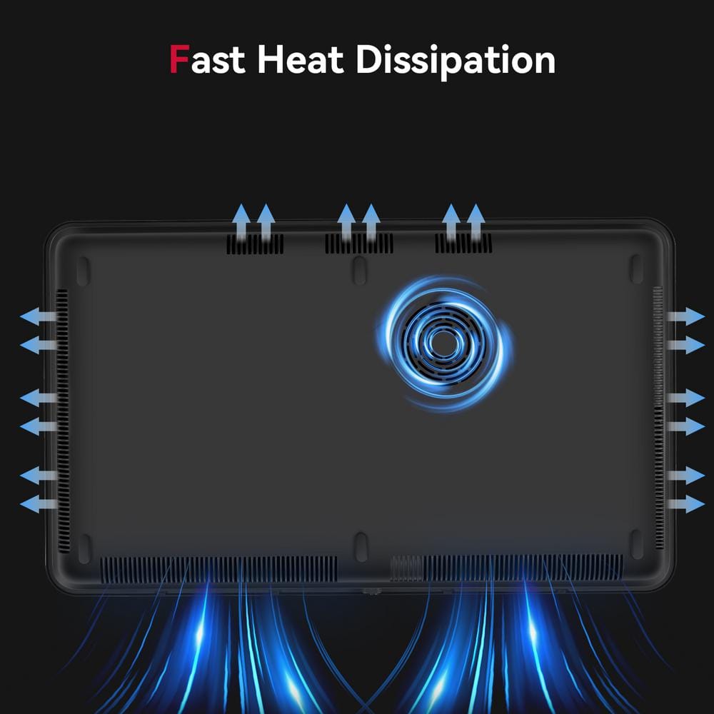 24-Inch Black Electric Induction Cooktop with Dual Burners