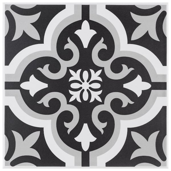 Merola Tile Braga Classic II 7-3/4 in. x 7-3/4 in. Ceramic Floor and Wall Take Home Tile Sample