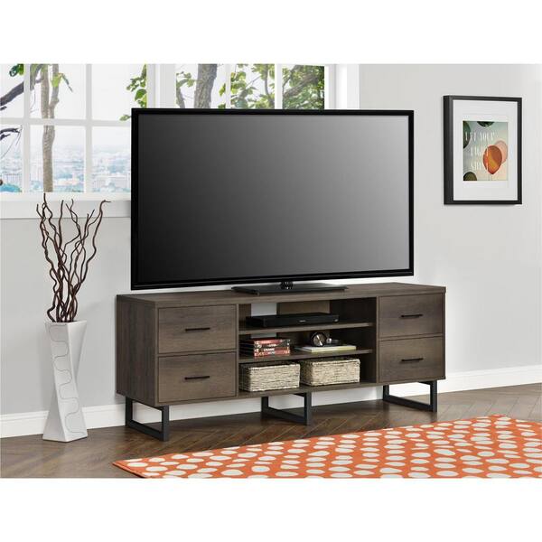 Altra Furniture Candon Sonoma Mocha Oak Entertainment Center