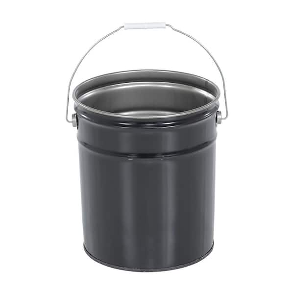 5 Gallon Square Ez Stor® Bucket Pail and lid, w/handle, 6 Pack