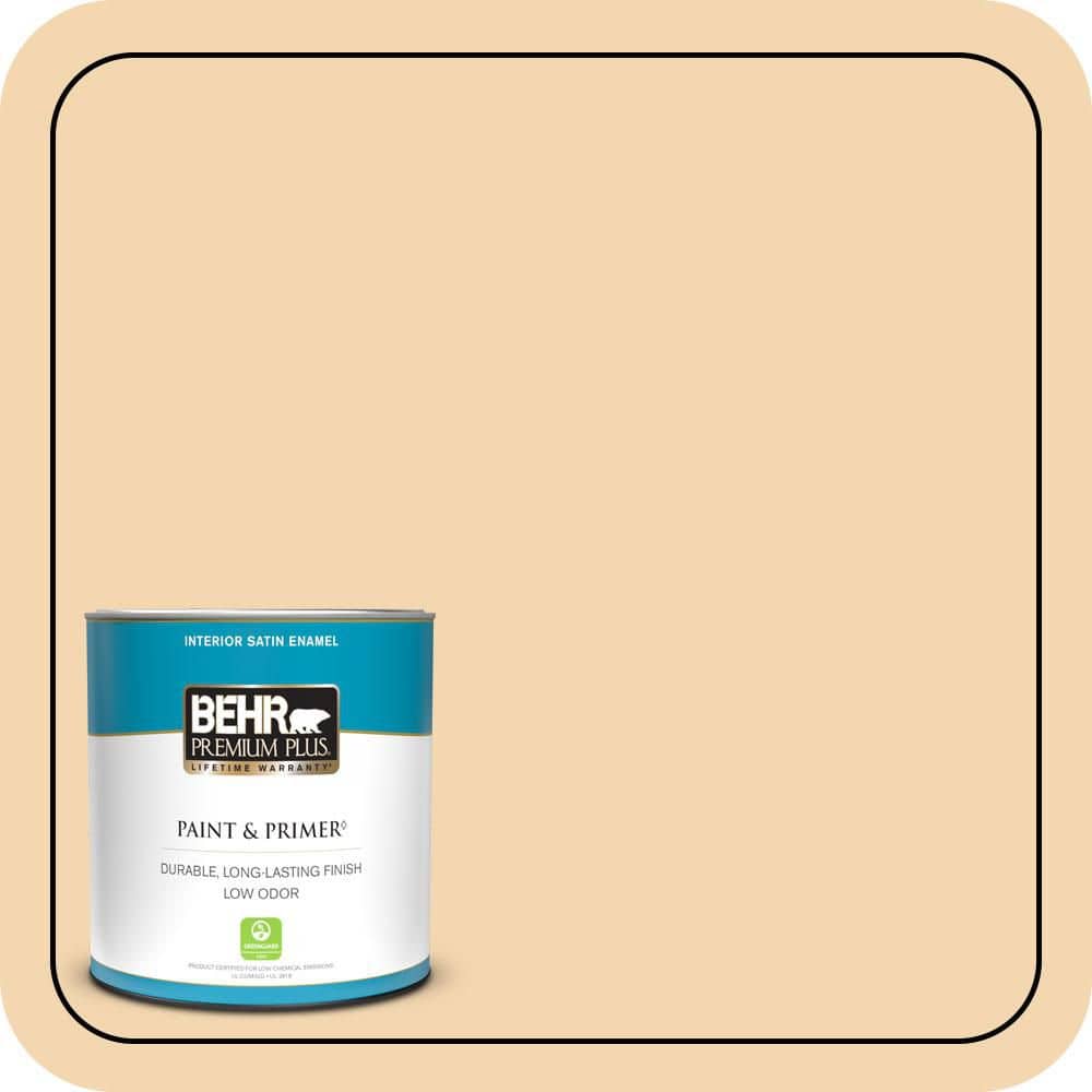 1 qt. #M270-3 Cream Custard Satin Enamel Low Odor Interior Paint & Primer price history on PriceWatchPro