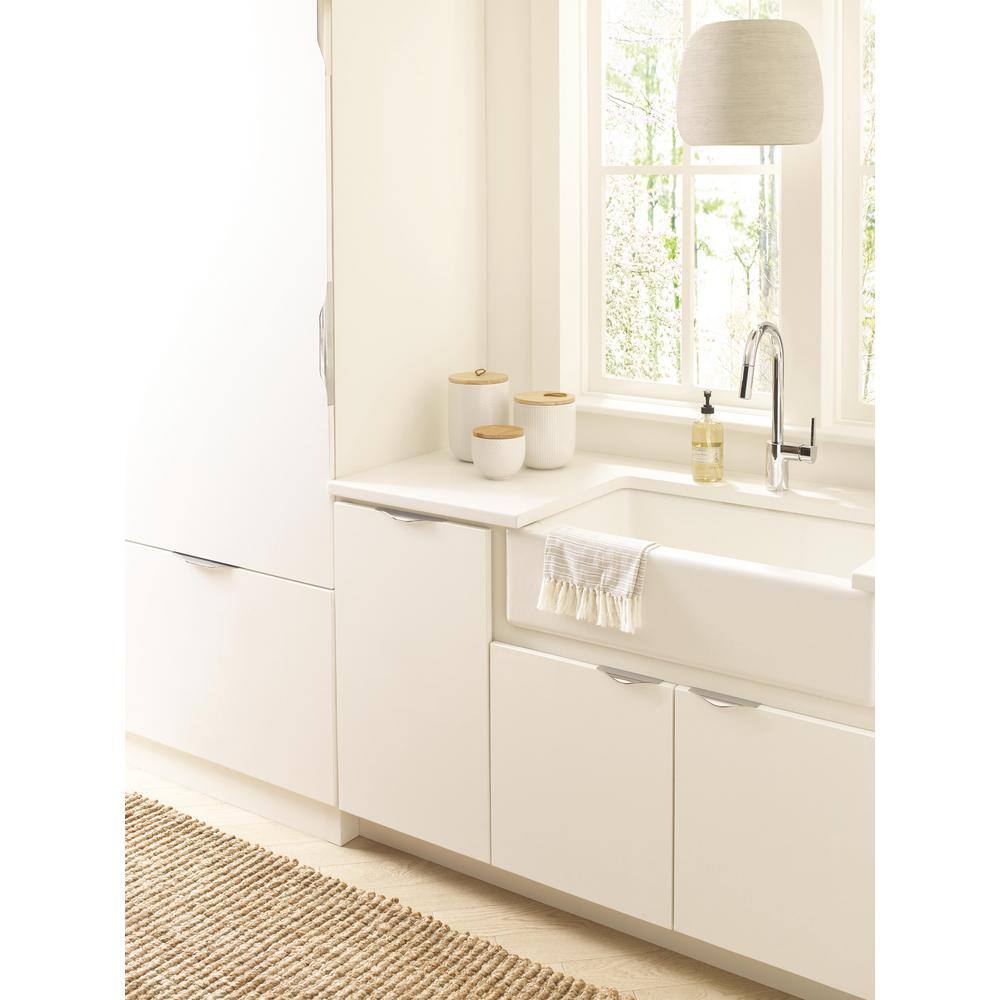 Polished Chrome 9.75" Modern Cabinet Edge Pull