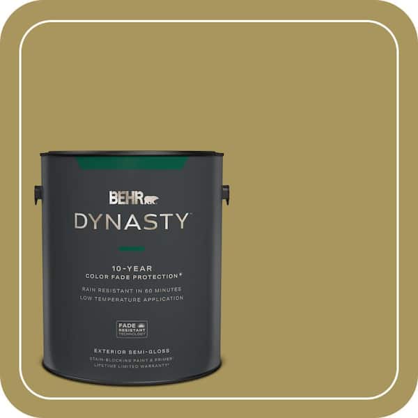 BEHR DYNASTY 1 gal. #370F-6 Mossy Rock Semi-Gloss Exterior Stain-Blocking Paint & Primer