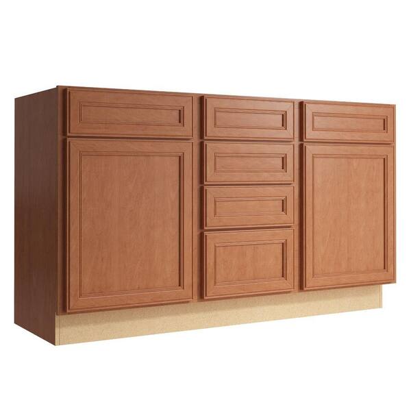 Cardell Boden 60 in. W x 34 in. H Vanity Cabinet Only in Caramel