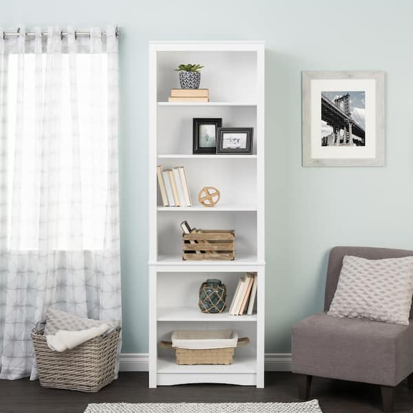 Prepac Tall Bookcase - White