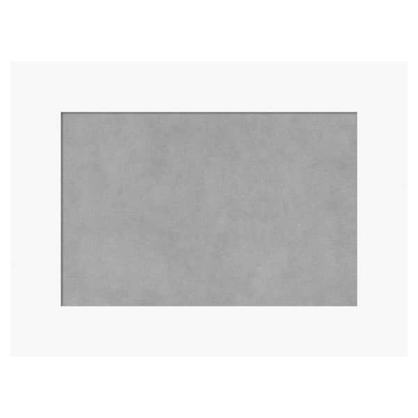 Amanti Art Basic White 23 in. x 17 in. Framed Magnetic Board