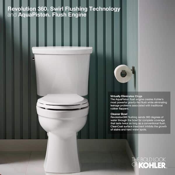 KOHLER Kelston 1.28 GPF Single Flush Toilet Tank Only in White