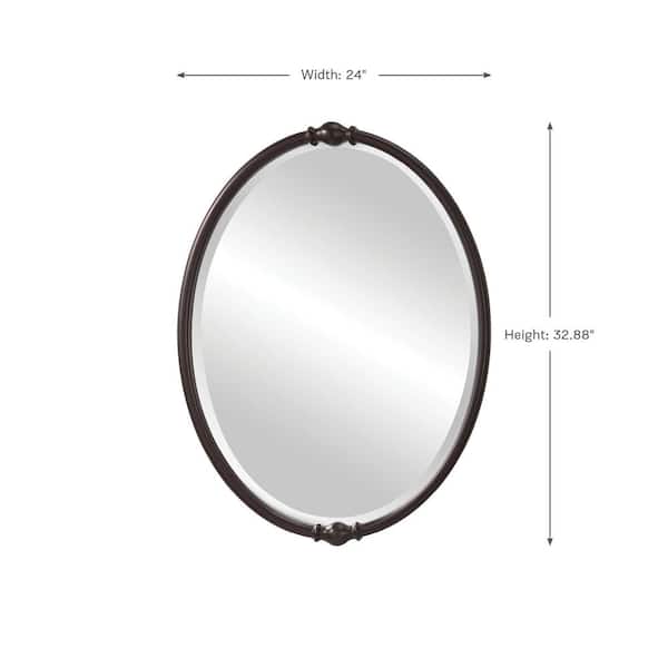 Feiss Medium Oval Oil Rubbed Bronze, Home Depot Oval Mirror