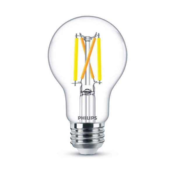 40-Watt Equivalent A19 A-Style Ultra Definition Dimmable E26 LED Light Bulb Soft White with Warm Glow 2700K (2-Pack)
