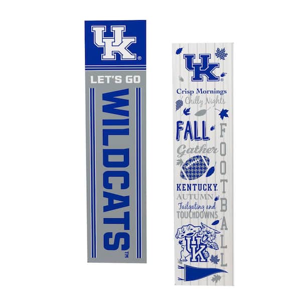 47 in. Double-Sided Leaner Fall Seasonal Porch Sign, University of Kentucky
