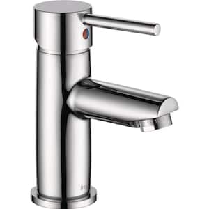 Modern Single-Handle Single Hole Project-Pack Bathroom Faucet in Chrome
