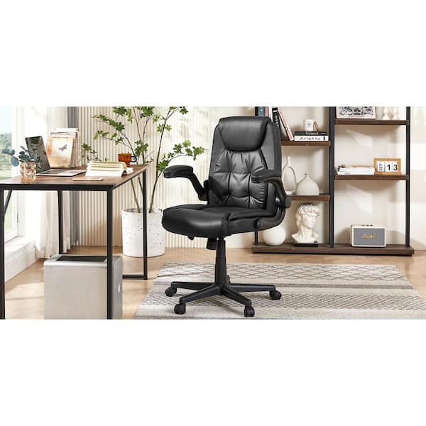 VECELO Executive High-Back PU Leather Computer Desk Chairs