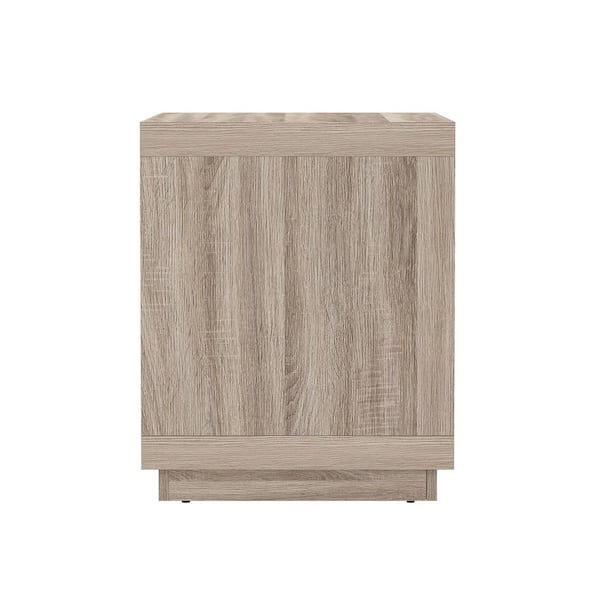 Manhattan Comfort Navis Contemporary Natural Oak 2-Drawer 32 in. W