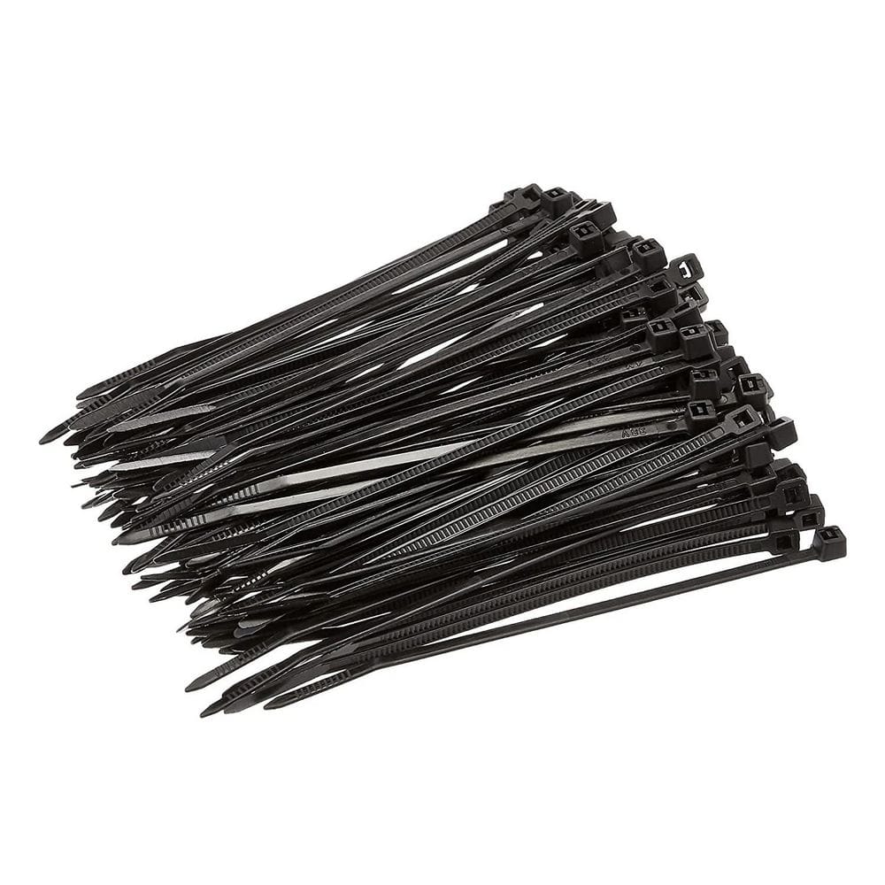 8 in. Cable Zip Tie 40 lbs. Multi-Purpose Self-Locking Black (300-Pack) price history on PriceWatchPro