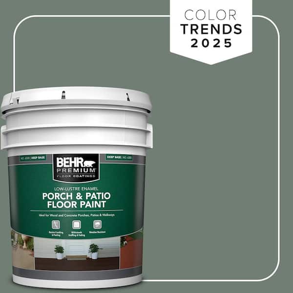 BEHR PREMIUM 5 gal. #N420-5 Boreal Low-Lustre Enamel Interior/Exterior Porch and Patio Floor Paint