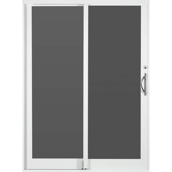 Air Master Windows and Doors Air Master Aluminum High Performance 72 in. x 79-3/4 in. White/Grey XO Active Left Sliding Impact Resistance Patio Door