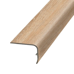 Pinevale 1.32 in. Thick x 1.88 in. Wide x 78.7 in. Length Vinyl Stair Nose Molding