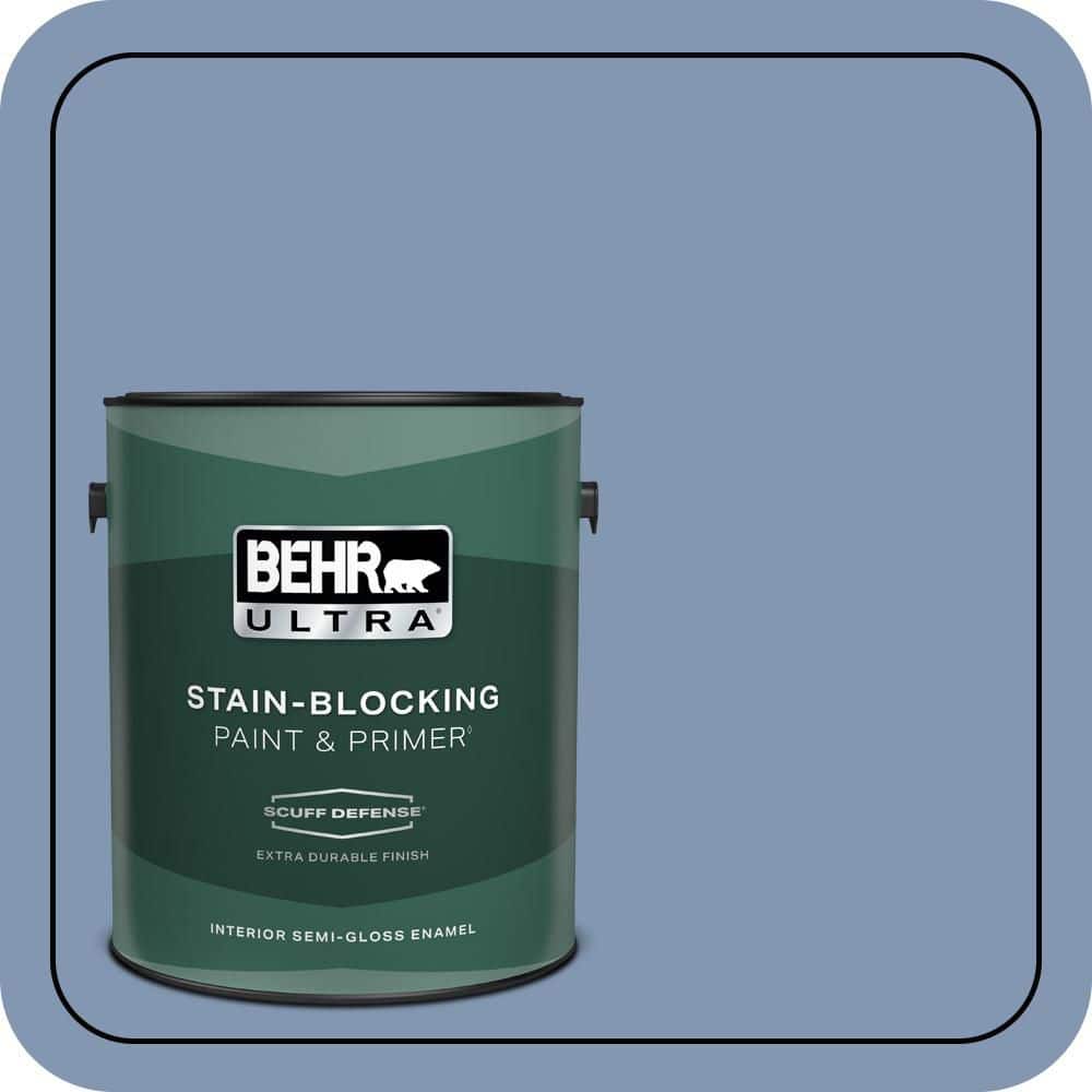 1 gal. #S530-4 Jet Set Extra Durable Semi-Gloss Enamel Interior Paint & Primer price history on PriceWatchPro