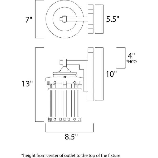 Santa Barbara DC-Outdoor Wall Lantern Sconce