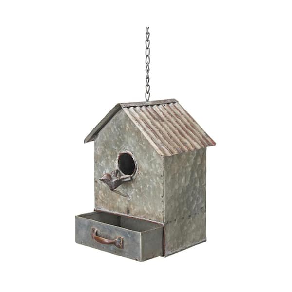Zaer Ltd. International Hanging Galvanized Birdhouse The