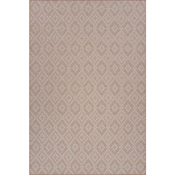 Tanelle Bohemian Tan 5 ft. x 8 ft. Outdoor Area Rug