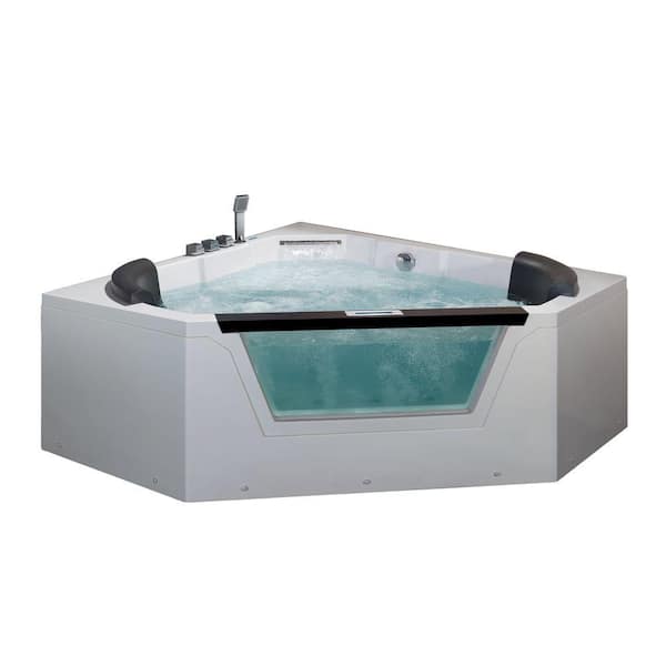 Ariel 5 ft. Whirlpool Tub in White