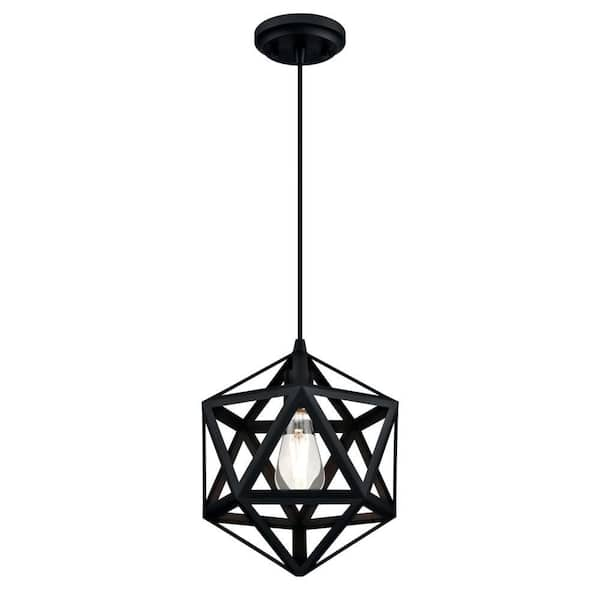 Westinghouse 1-Light Matte Black Pendant